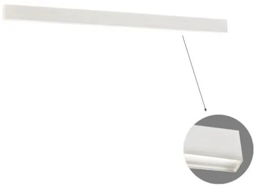 Γραμμικό Οροφής L1980 4000K Λευκό Microprismatic Dim. Ciba 3916-01198-4-W-M-D3 Viokef 3916-01198-4-W-M-D3 Λευκό