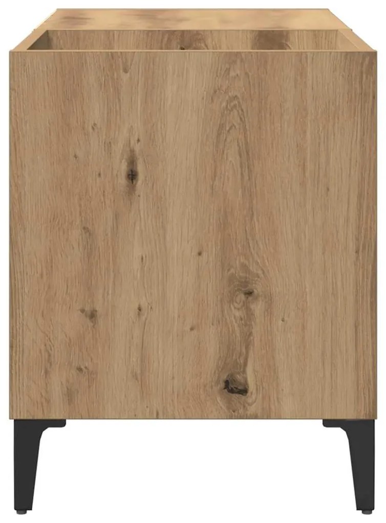vidaXL ντουλάπι δίσκων  Δρυς τεχνίτης 84,5x38x48 cm Κατασκευασμένο ξύλο