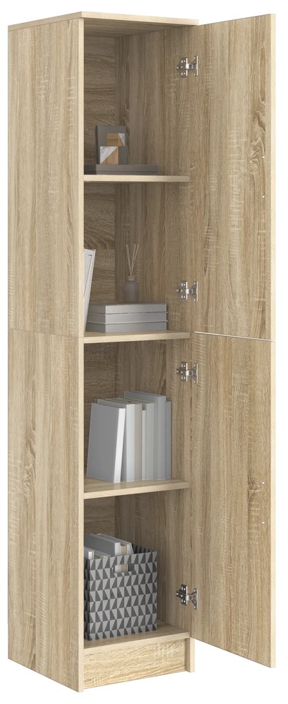 vidaXL Μπουφές Sonoma oak Μοριοσανίδες με φινίρισμα σε χρώμα Sonoma oak