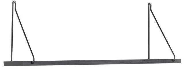 Μονό Ράφι τοίχου Elmira Fylliana Μαύρο 72*20*27 εκ. 72x20x27 εκ.