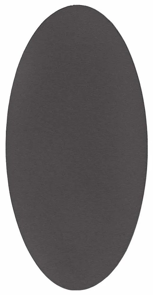 vidaXL Χαλί Ανθρακί 100 x 200 cm Πολυεστέρας
