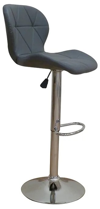 BAR91 GREY PUΣKAMΠO ΜΕ ΑΜΟΡΤΙΣΕΡ 39X39X60-81/80-101εκ. (Σετ 2 ΤΕΜ)