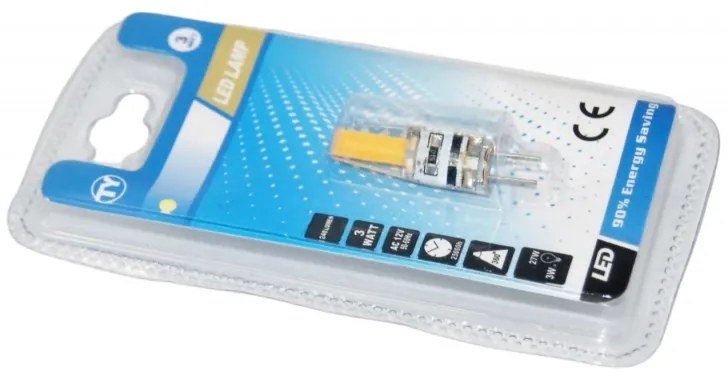 LED ΛΑΜΠΑ 12V/G4/3W/240Lm/3000K RH-0020-RH-0020
