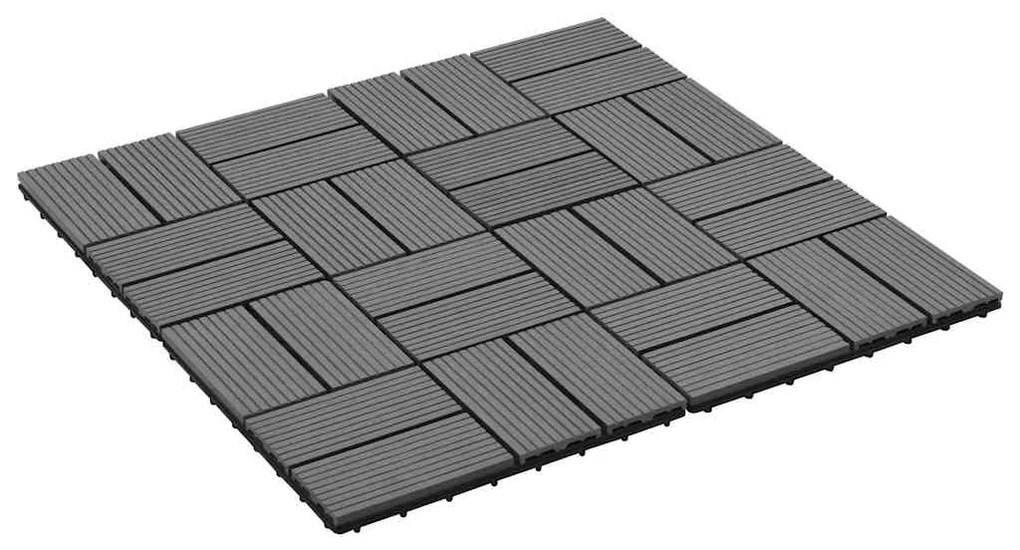 vidaXL Πλακάκια Deck 22 τεμ. Γκρι 30 x 30 εκ. 2 μ² από WPC