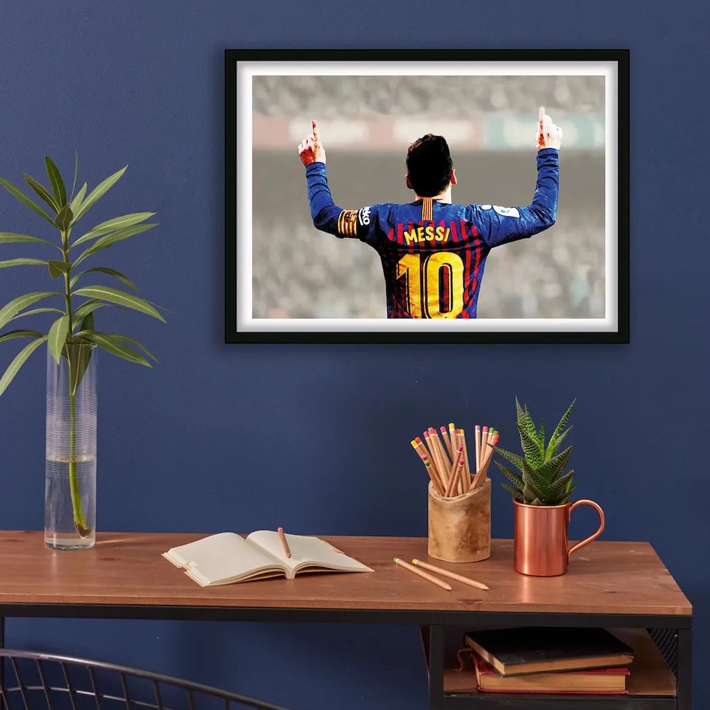 Πόστερ &amp; Κάδρο Messi SC009 40x50cm  Εκτύπωση Πόστερ (χωρίς κάδρο)