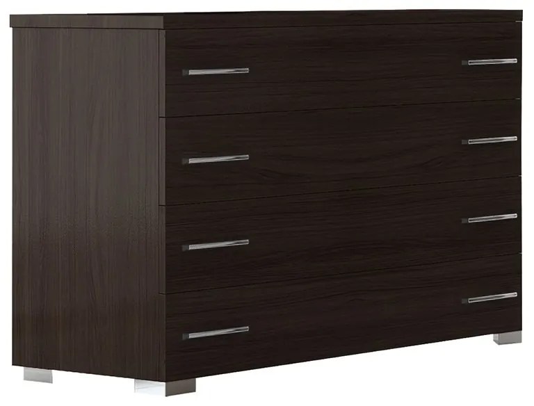 Intrahome Συρταριέρα με 4 συρτάρια σε χρώμα βέγγε 100x39x73 Intrahomesa-00652588