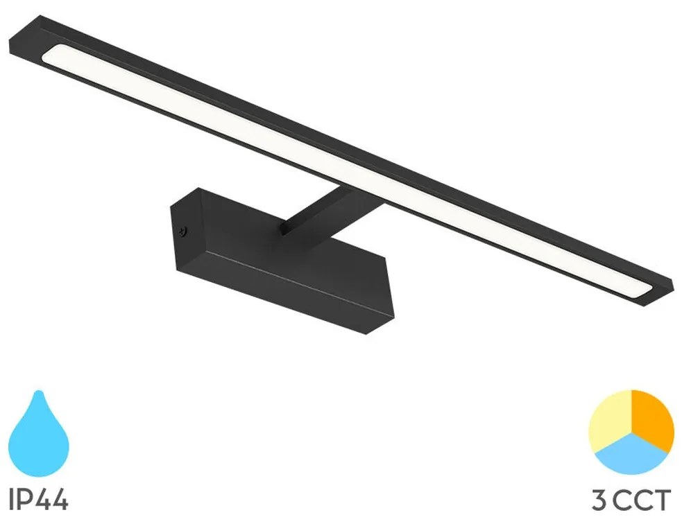 Φωτιστικό Επίτοιχο Braytron BN12-00781 Μαύρο Ματ (Black Mat) CCT3