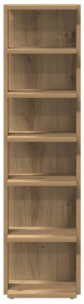vidaXL Παπουτσοθήκες 2 τεμ. Αρτισιανή Δρυς 28x27x102 εκ. Επεξ. Ξύλο