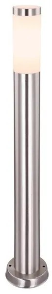 Επιδαπέδιο Φωτιστικό Κολώνα 1xΕ27 80cm IP44 Boston Globo Lighting-31588-Ασημί 31588