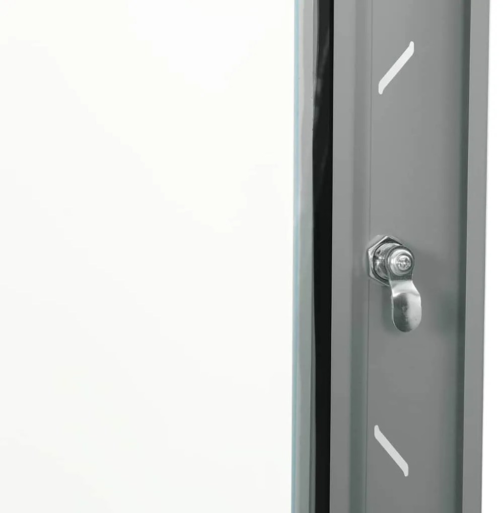 vidaXL Ντουλάπα δικτύου με αποθήκευση Γκρι 60 x 45 x 65 εκ Ατσάλι