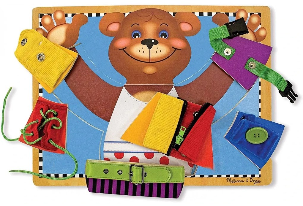 Παζλ ενσφηνωμα ντύσε τον αρκούδο 3784 Melissa &amp; Doug