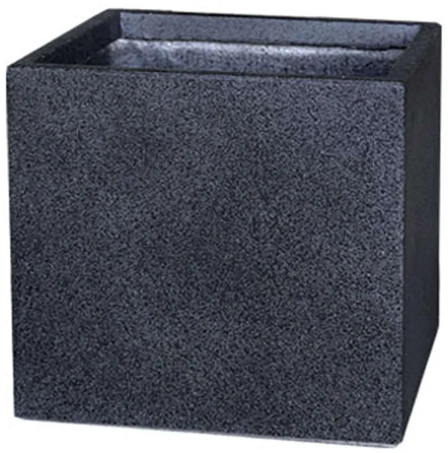 Κασπώ Πήλινο 06-00-20717-L 50x50x50cm Black Marhome Πηλός