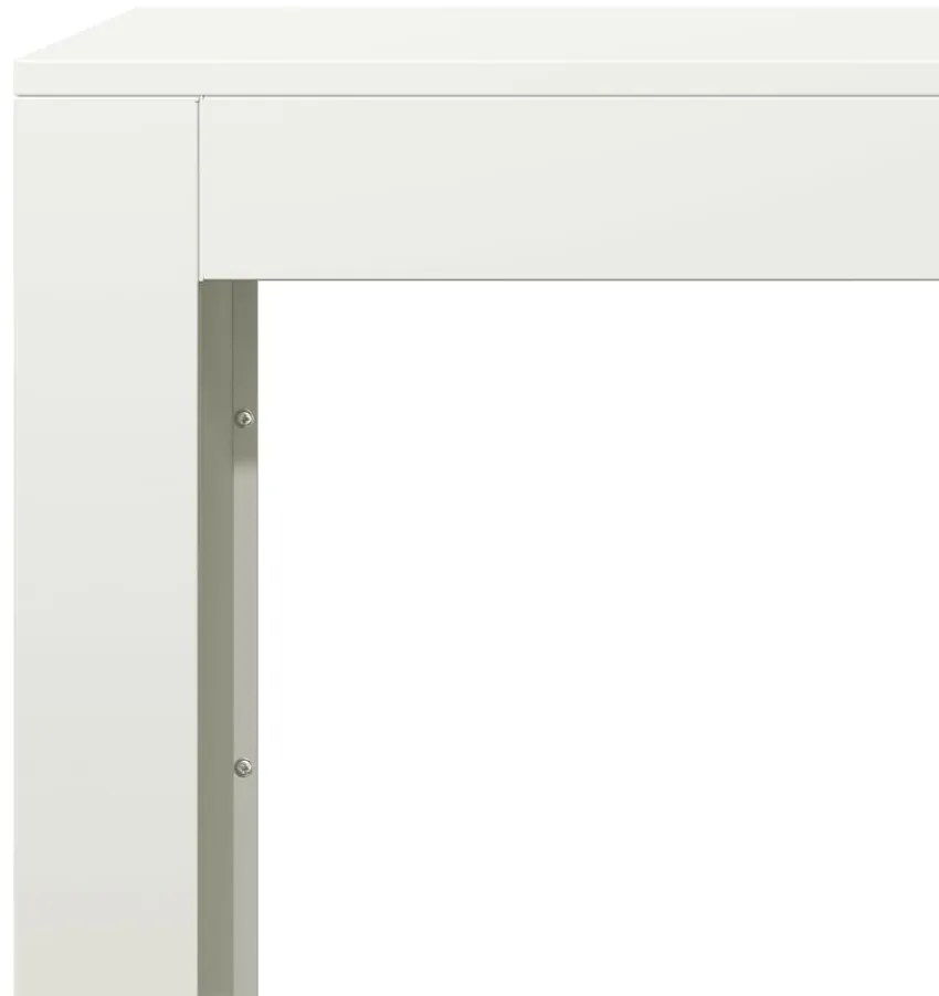 vidaXL Ράφι Καυσόξυλων Λευκό 60x40x80 εκ. Ατσάλινο
