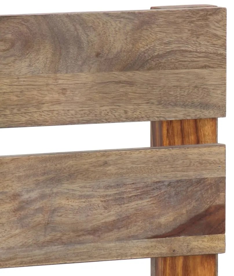 vidaXL Πλαίσιο Κρεβατιού 140 x 200 εκ. από Μασίφ Ξύλο Sheesham