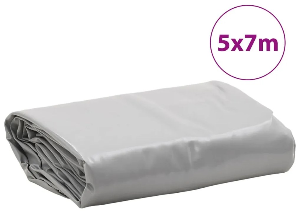 Μουσαμάς Γκρι 5 x 7 μ. 650 γρ./μ² 156048