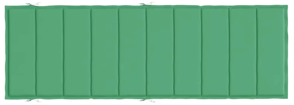 vidaXL Μαξιλάρι Ξαπλώστρας Πράσινο 186x58x4 εκ. από Ύφασμα Oxford