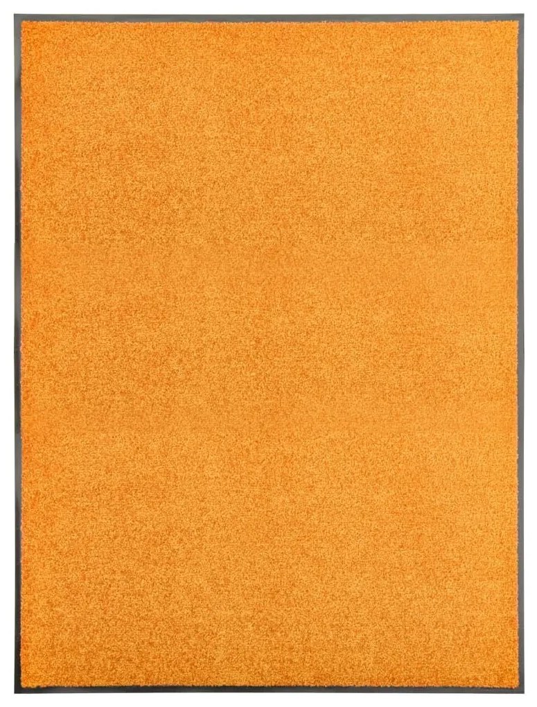 Πατάκι Εισόδου Πλενόμενο Πορτοκαλί 90 x 120 εκ. - Πορτοκαλί
