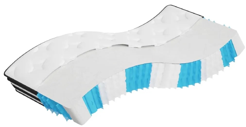 vidaXL Στρώμα με Pocket Springs Μεσαία Σκληρότητα 90x200 εκ.