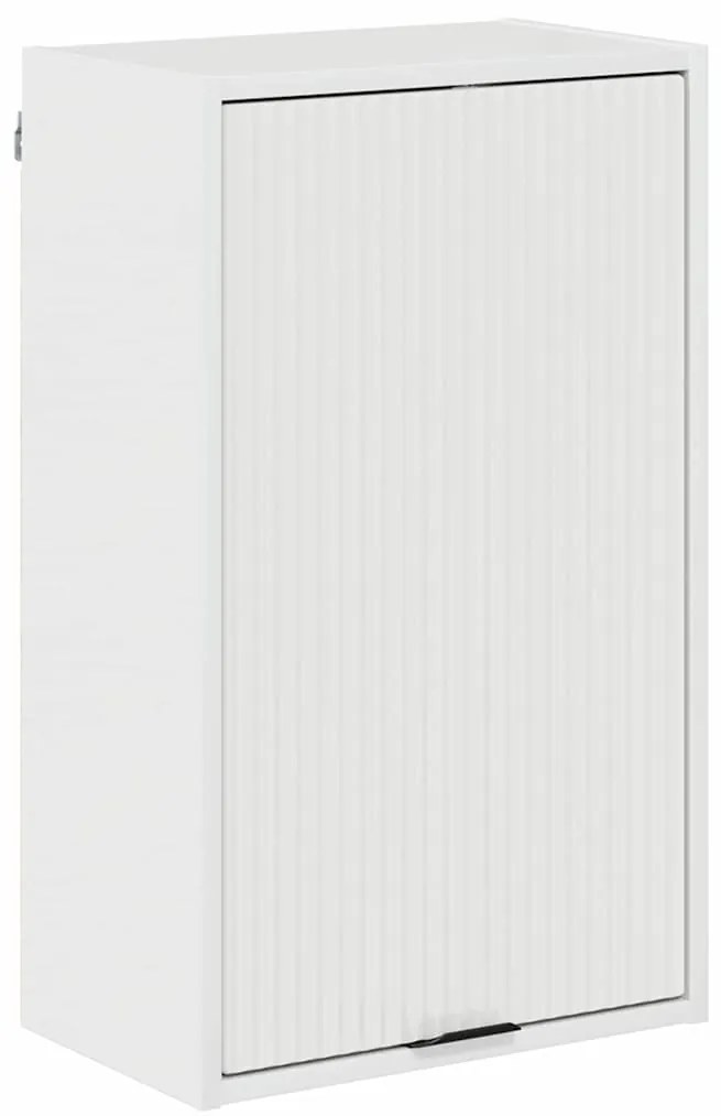 vidaXL Ντουλάπι Μπάνιου Υψηλής γυαλάδας λευκό 39 x 23,5 x 65 εκ.