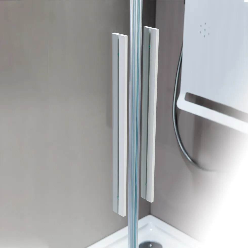 Συρόμενη πόρτα ντουζιέρας Devon Flow Slider-97 - 101-Chrome