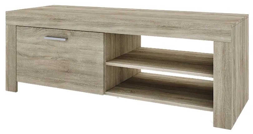 PETRA TV STAND SONOMA ΣΚΟΥΡΟ 131x47xH47cm 05-0453