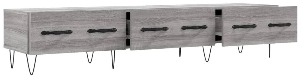 vidaXL Έπιπλο Τηλεόρασης Γκρι Sonoma 150 x 36 x 30 εκ. Επεξεργ. Ξύλο