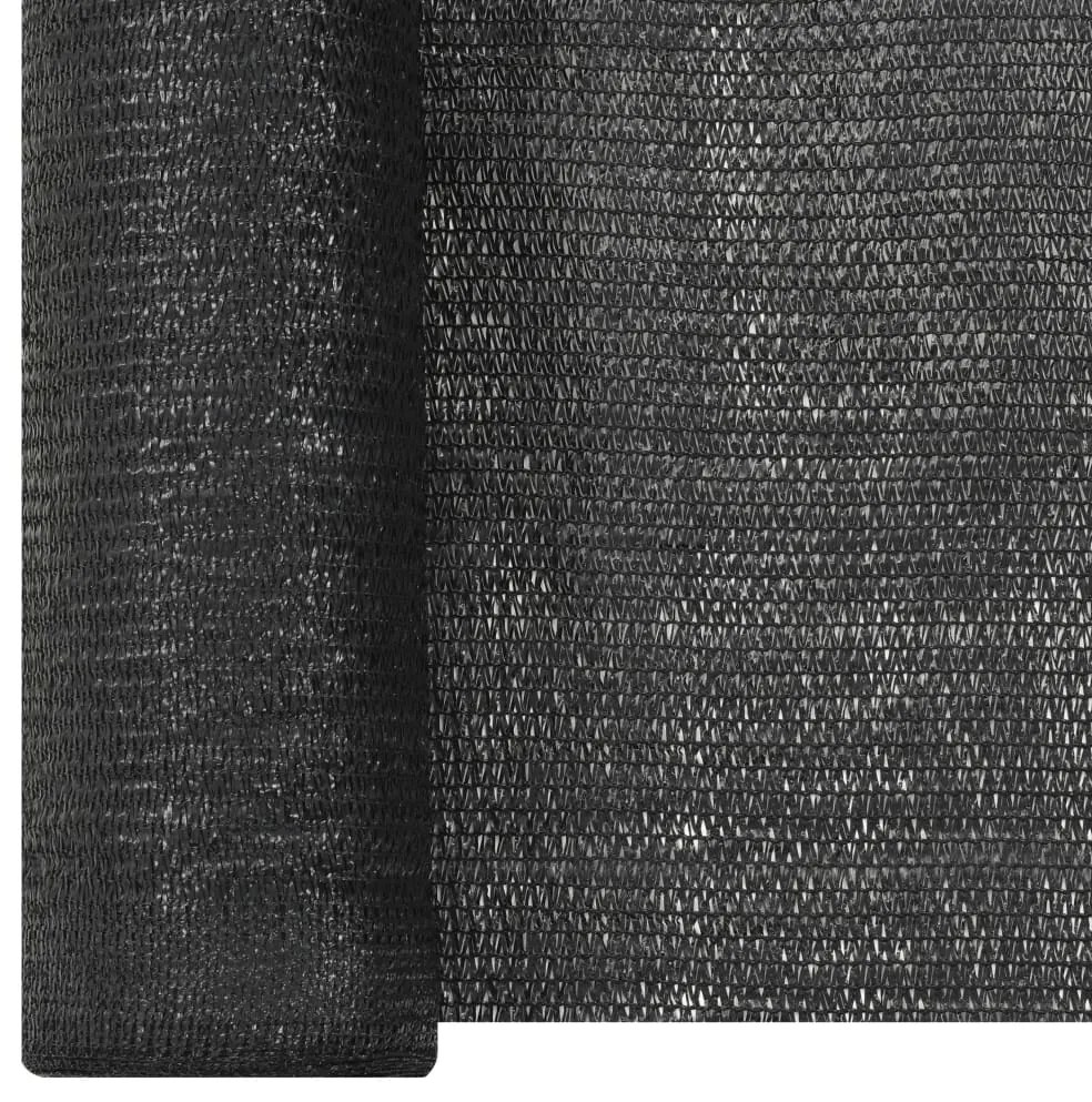 vidaXL Δίχτυ Σκίασης Μαύρο 3,6 x 50 μ. από HDPE 150 γρ./μ²