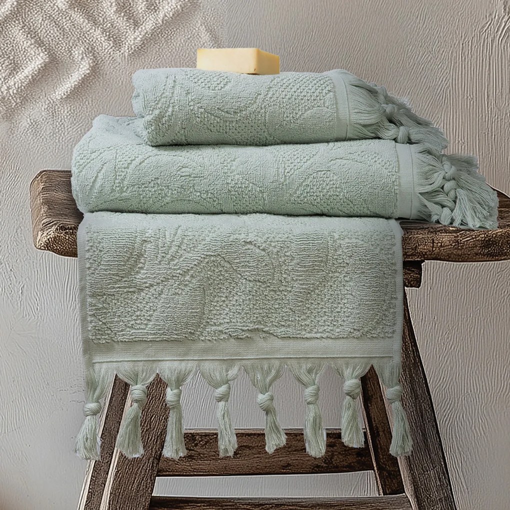 Πετσέτα Χεριών (30x50) Nef-Nef Homeware Premium Sangalia Mint 550gsm