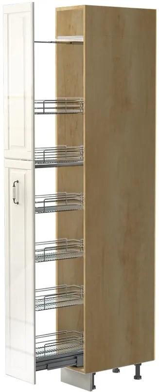 Επιδαπέδιο ντουλάπι ψηλό Toscana K23-30-1KZ-Δρυς - 30.00Χ60.00Χ235.00cm