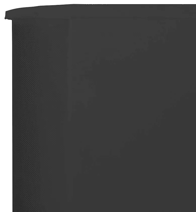 vidaXL Προστατευτικό Αέρα με 6 Πάνελ Ανθρακί 800 x 120 εκ. Υφασμάτινο