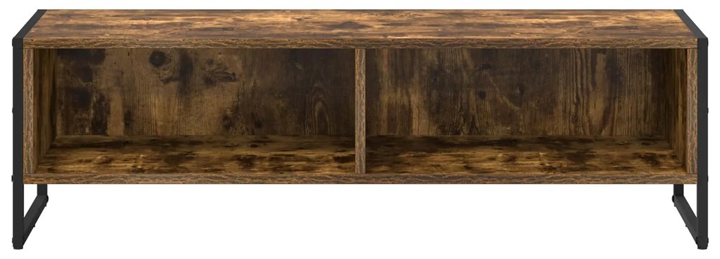 vidaXL Ντουλάπι TV Καπνιστό Δρύς 100 x 36.5 x 30.5 εκ