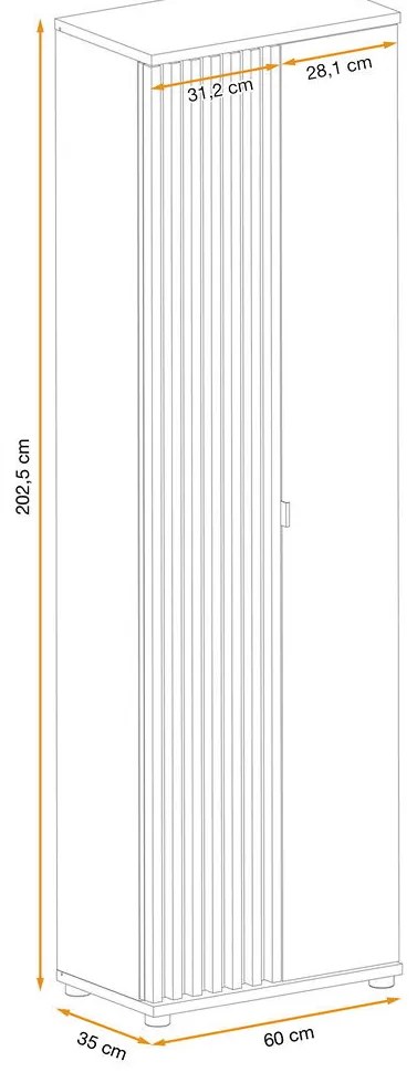 Swap XIX Σύνθεση Καφέ δρυς 280x180x40
