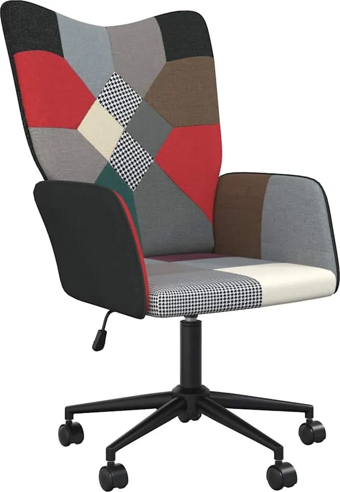 vidaXL Πολυθρόνα Relax Σχέδιο Patchwork Υφασμάτινη