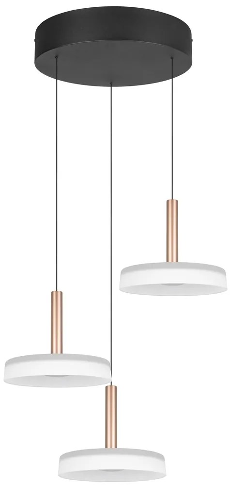 Φωτιστικό Κρεμαστό Trio Lighting CELESTE 354930365 Καφετί (Coffee) 3000K