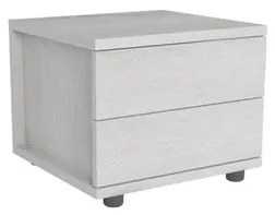 ALFA SET  Κομοδίνο Ξύλινο με Δύο Συρτάρια 50x37x47cm Alfa Set Prima BEST-406402