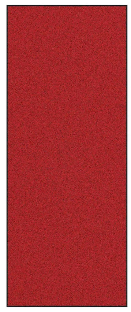 vidaXL Χαλάκι Εξώπορτας Άλλο Κόκκινο και Μαύρο 120 x 300 cm