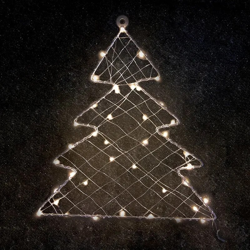 Διακοσμητικό LED 1D metal tree  (10 τεμάχια)