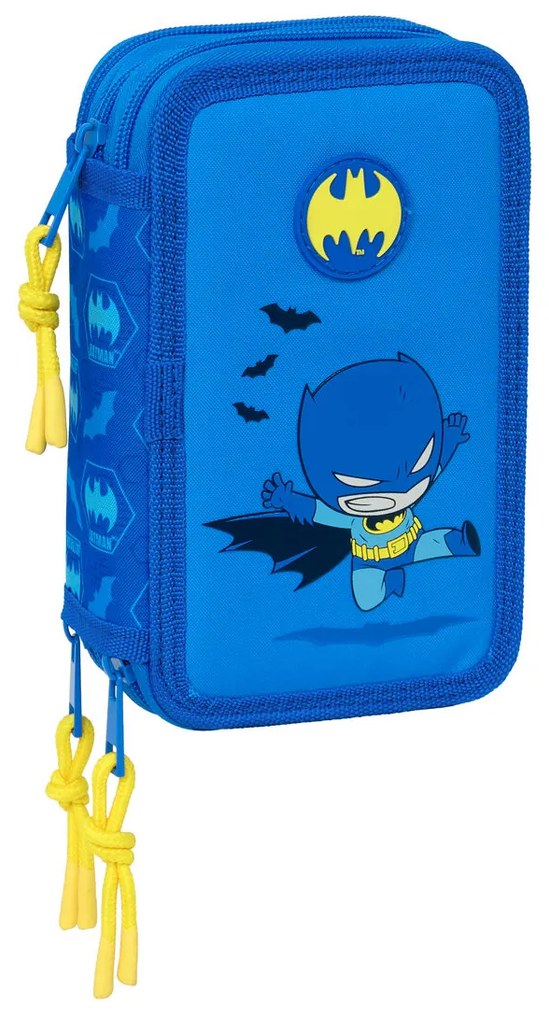 Τριπλή Κσετίνα Batman Μπλε 12,5 x 19,5 x 5,5 cm 37 Τεμάχια