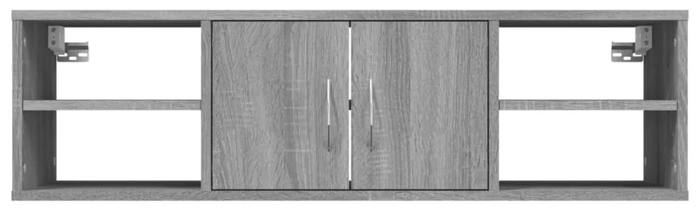 vidaXL Ραφιέρα Τοίχου Γκρι Sonoma 102x30x29 εκ. Επεξεργασμένο Ξύλο