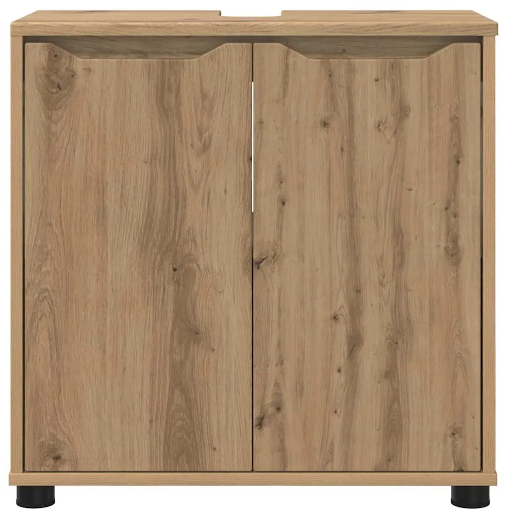 vidaXL Ντουλάπα νιπτήρα μπάνιου με ράφι Artisan Oak 60 x 30 x 60 cm