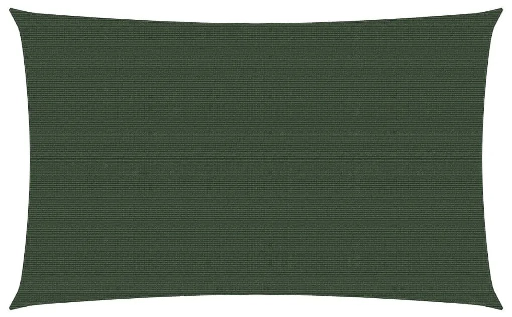 vidaXL Πανί Σκίασης Σκούρο Πράσινο 2 x 5 μ. από HDPE 160 γρ./μ²