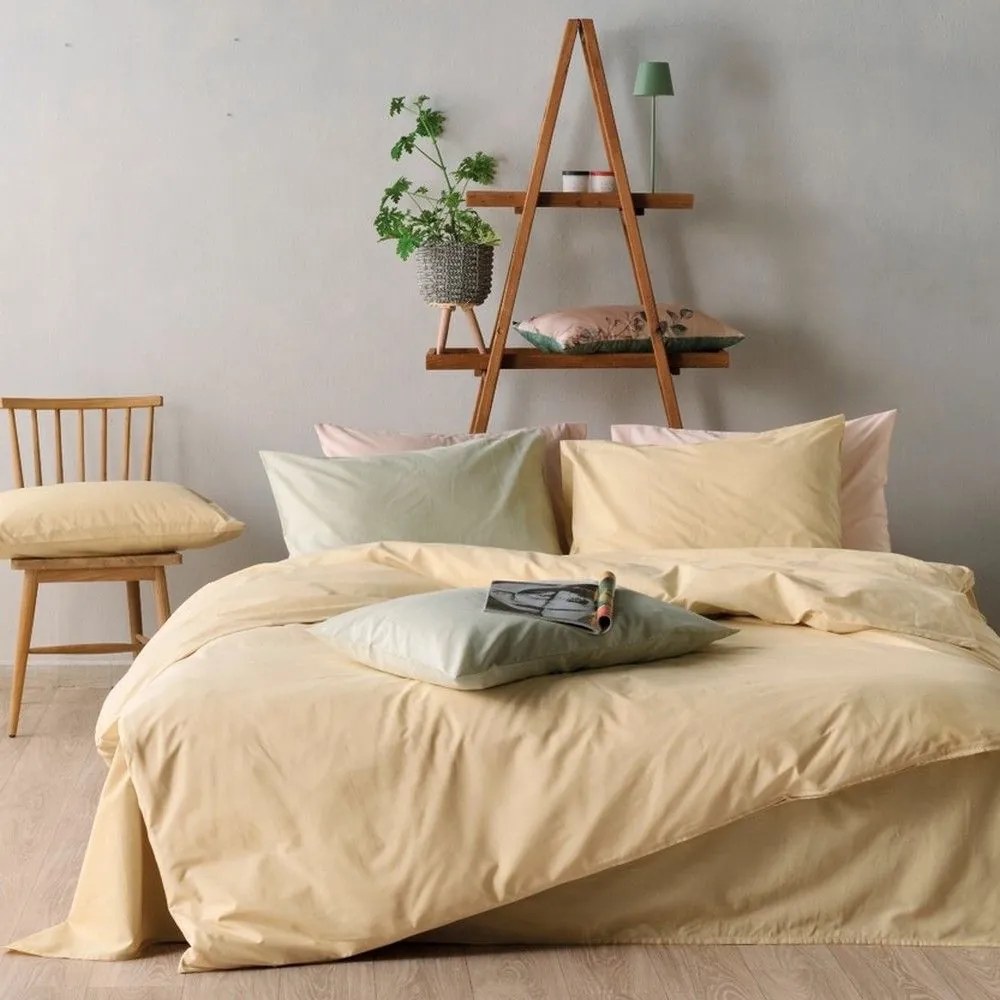 Παπλωματοθήκη Essential 11 Ochre Kentia Μονό 160x240cm 100% Cotton Foam