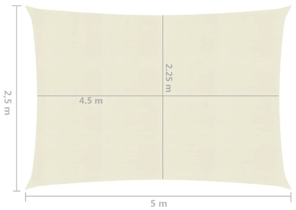 ΠΑΝΙ ΣΚΙΑΣΗΣ ΚΡΕΜ 2,5 X 5 Μ. ΑΠΟ HDPE 160 ΓΡ./Μ² 311181