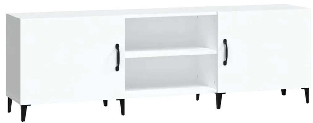 vidaXL Έπιπλο Τηλεόρασης Λευκό 150x30x50 εκ. από Επεξεργασμένο Ξύλο