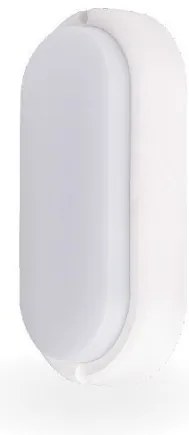 Απλίκα Φωτιστικό Τοίχου Χελώνα LED 15W 4000K IP65 Λευκό 1596 Lucas-1596-Λευκό 1596