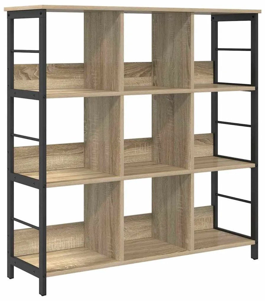 vidaXL Ράφι Βιβλίων Δρύς Sonoma 102 x 32 x 104,5 εκ.