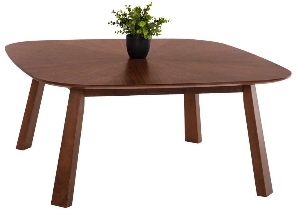 ΤΡΑΠΕΖΙ ΣΑΛΟΝΙΟΥ RINER HM9738 MDF ΜΕ ΚΑΠΛΑΜΑ ΚΑΡΥΔΙΑΣ 100x100x45Yεκ.