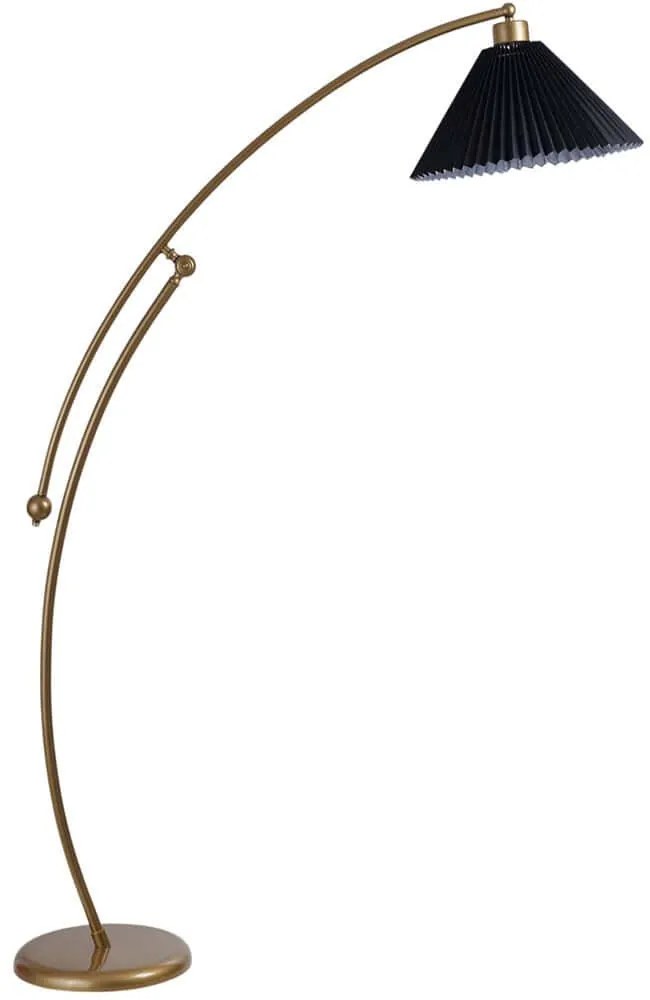 Φωτιστικό Δαπέδου 534LUN5625 Φ38x155cm 1xE27 40W Black-Gold Opviq