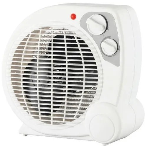 Αερόθερμο Δωματίου 1000W/2000W Eurolamp-147-29125-Λευκό 147-29125