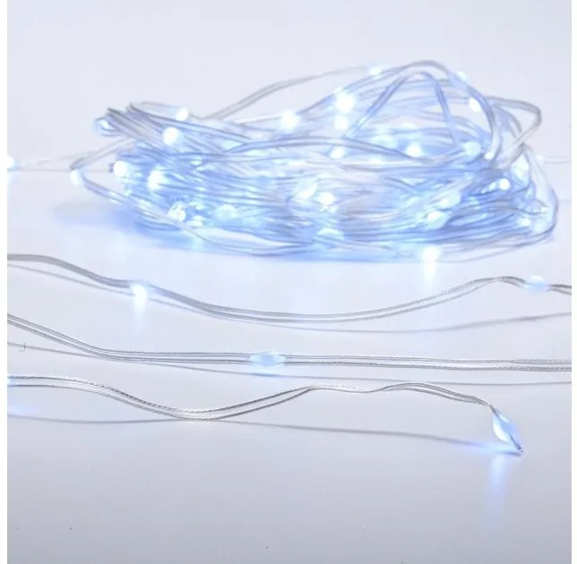 Λαμπάκια Σειράς 100xLED 2,4W 3xAA IP44 6500K Διάφανο X0410021261 Aca-X0410021261-Διάφανο X0410021261